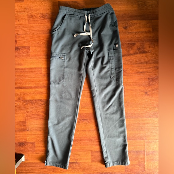 Figs Technical Collection Women's Size XXS Blue Gray Scrub Pants Drawstring - Picture 1 of 7